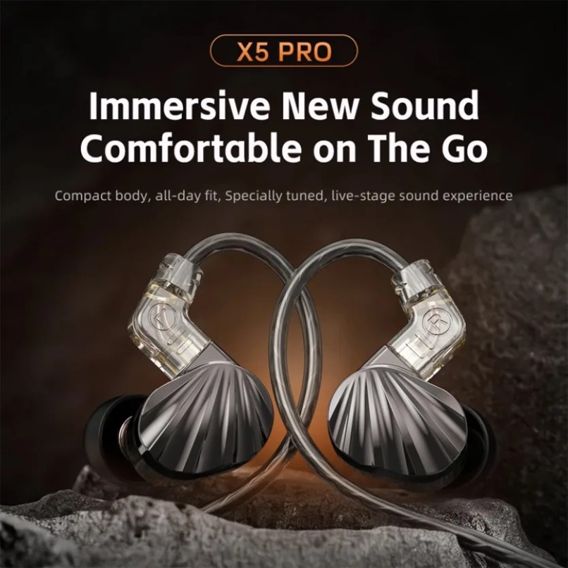 سماعات أذن سلكية X5 PRO بصوت ع - مراجعة Wired Earphone Mic وسعره