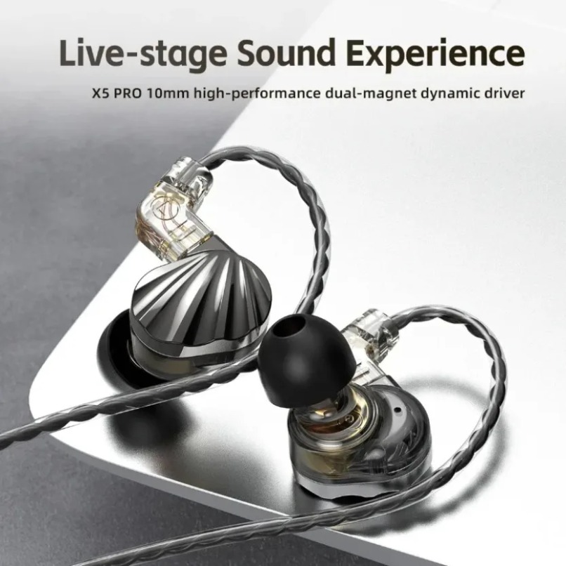 سماعات أذن سلكية X5 PRO بصوت ع - مراجعة Wired Earphone Mic وسعره