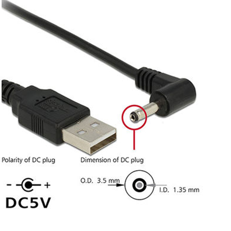 كابل طاقة USB ذكر إلى ذكر بزاو - مراجعة Cable Extension 3.5 وسعره