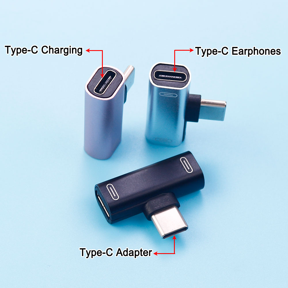 1/2 قطعة محول USB C إلى Type-C - مراجعة Usb C Earphone وسعره