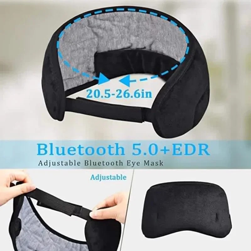 قناع عين ثلاثي الأبعاد مع سماع - مراجعة Bluetooth Headset On Ear وسعره