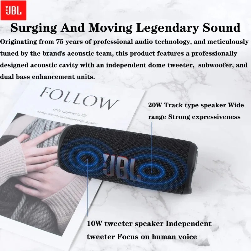 مكبر صوت JBL Flip 6 المحمول لل - مراجعة Jbl Speaker Flip 6 وسعره