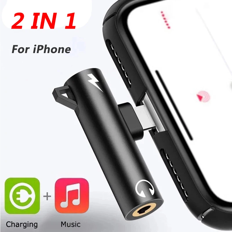 محول 2 في 1 لأجهزة آيفون 14 و1 - مراجعة Earphone Splitter Jack وسعره