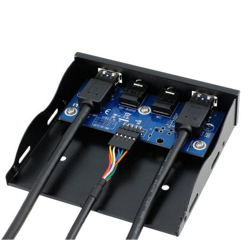 2 منفذ USB 3.0 محور الفاصل HD  - مراجعة Earphone Splitter Jack وسعره