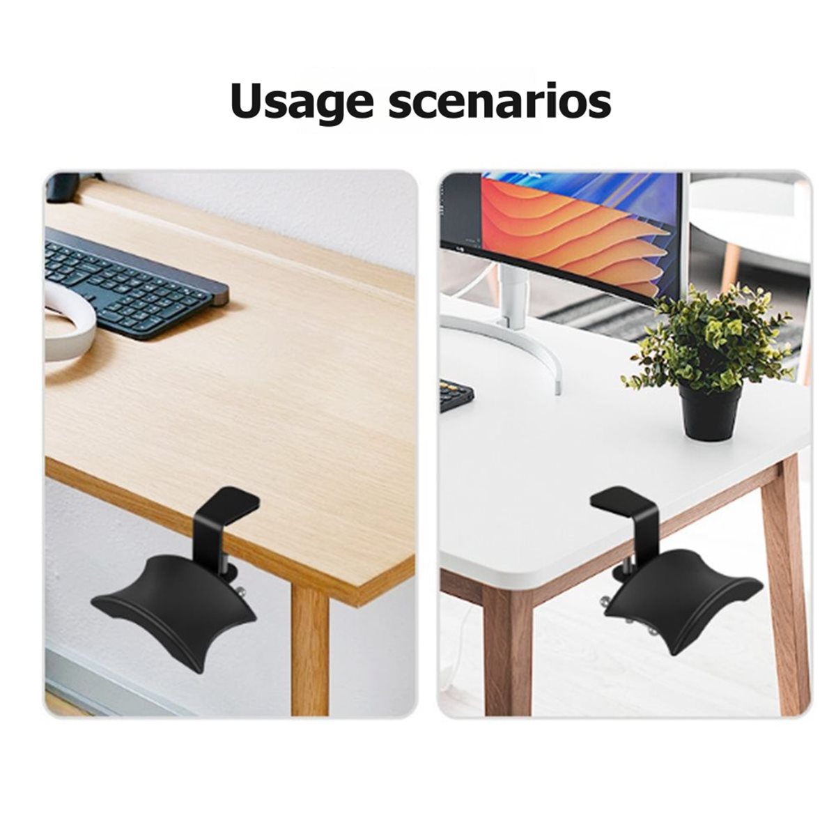 حامل سماعات الألعاب DT75BG قاب - مراجعة Headphone Stand Desk وسعره