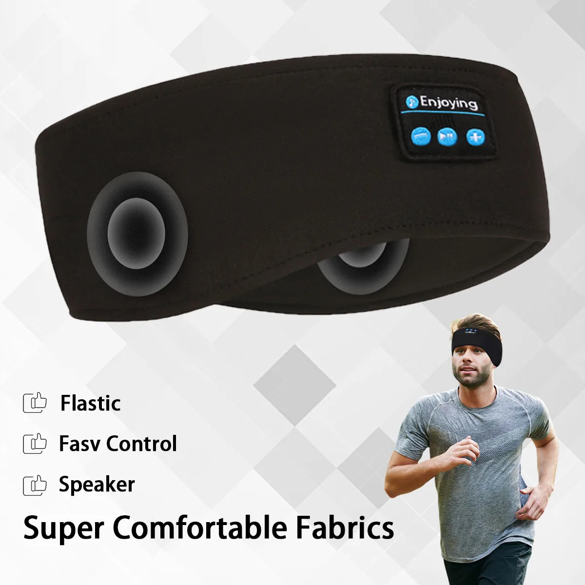 سماعات بلوتوث الرياضة الجانب ا - مراجعة Bluetooth Headset On Ear وسعره