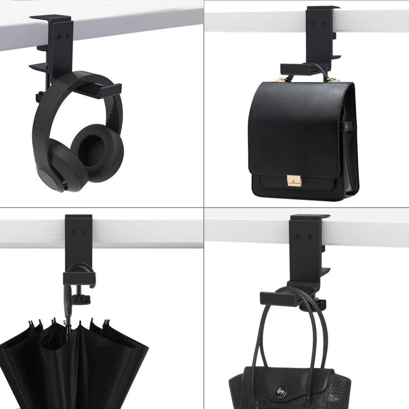 حامل سماعات رأس قابل للطي يثبت - مراجعة Headphone Stand Desk وسعره